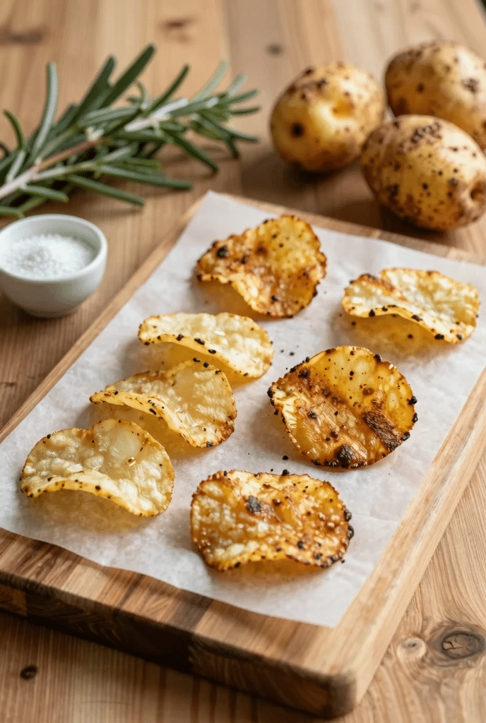 recettes de chips maison au four