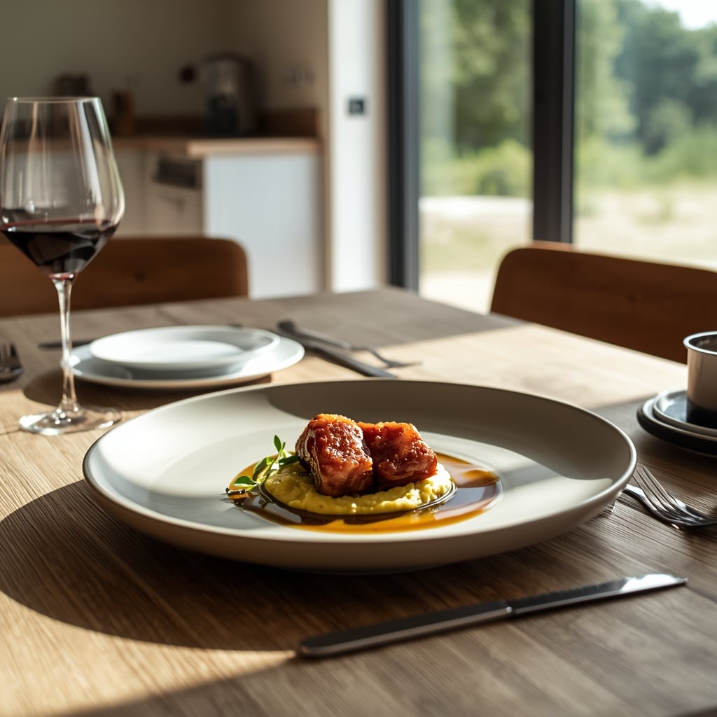 poitrine de porc confit