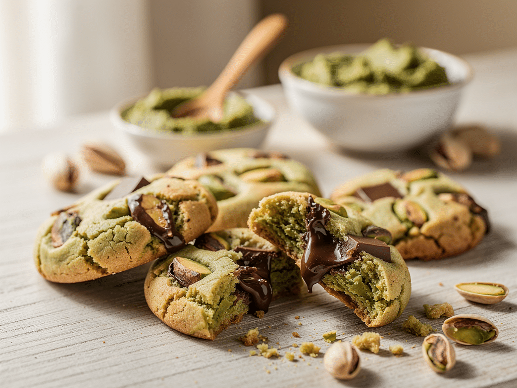 cookies pate de pistache