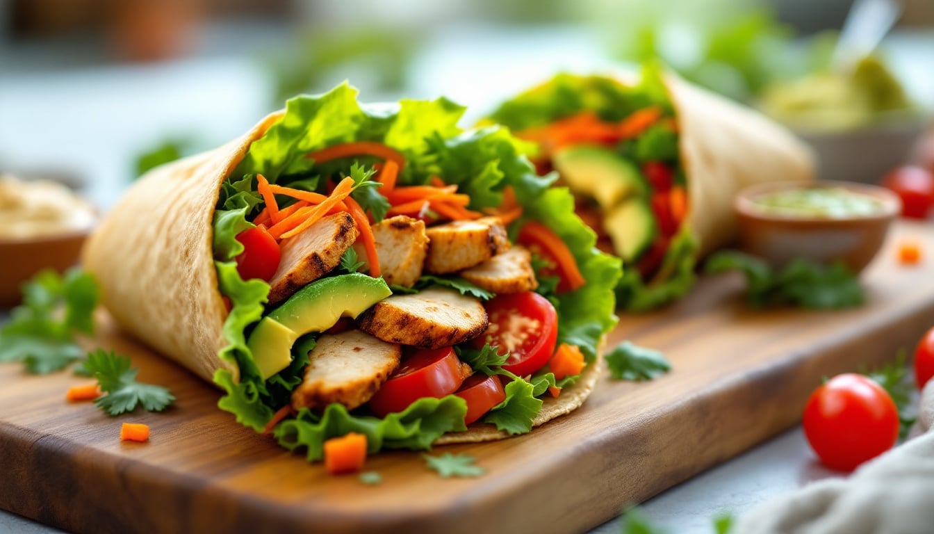 découvrez nos recettes de wraps healthy, rapides et équilibrées, parfaites pour des repas savoureux et nutritifs au quotidien.